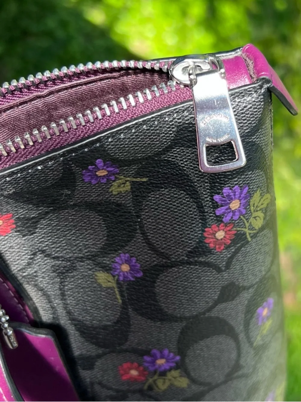 COACH Gallery Tote Limited Edition Country Floral Print AUTHENTIC